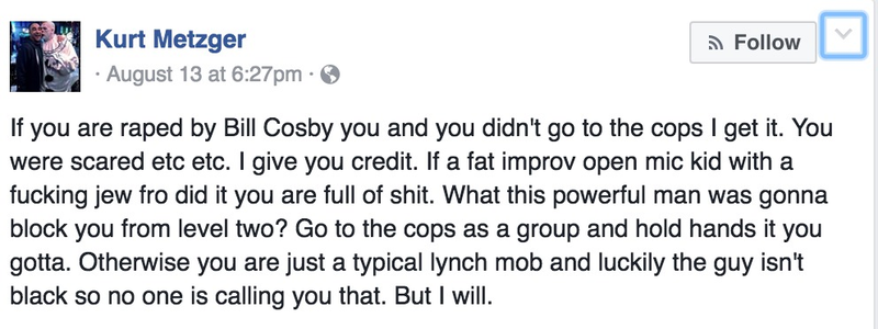 (Screengrab: Kurt Metzger’s Facebook page)